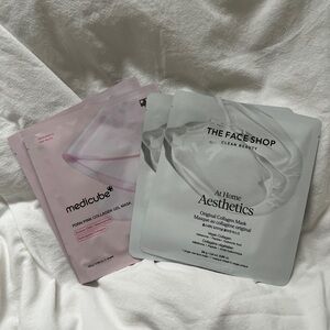Medicube & The Face Shop Collagen Korean Face Masks